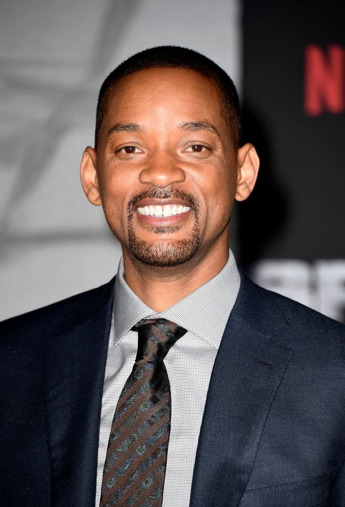 WESTWOOD, CA - DECEMBER 13: Will Smith arrives at the Premiere Of Netflix's "Bright" at Regency Village Theatre on December 13, 2017 in Westwood, California. (Photo by Frazer Harrison/Getty Images)