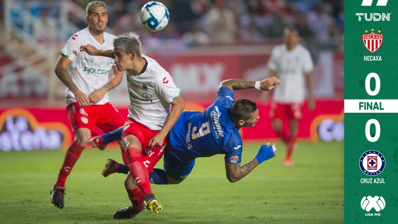 Ni dos penaltis pudieron romper el empate entre Necaxa y Cruz Azul