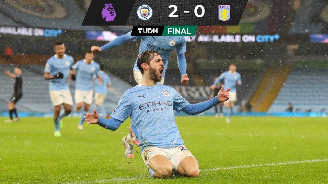 El City vence al Aston Villa y lidera parcialmente la Premier