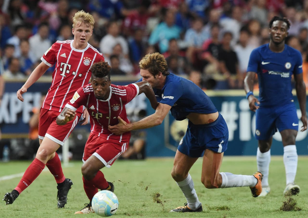 El Bayern tuvo un buen arranque con mucha posesión de balón y transiciones rápidas.