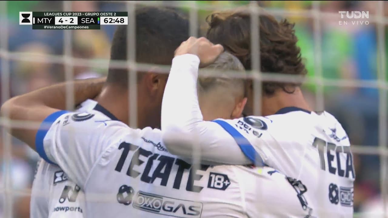 ¡Hat-trick de Berterame! Monterrey le pasa por encima 4-2 al Seattle