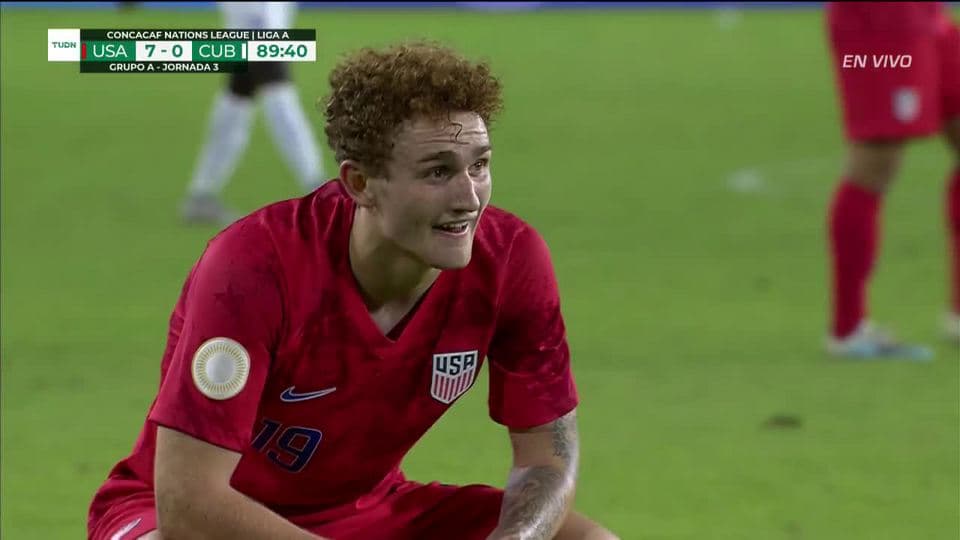 Tiro desviado de Joshua Sargent