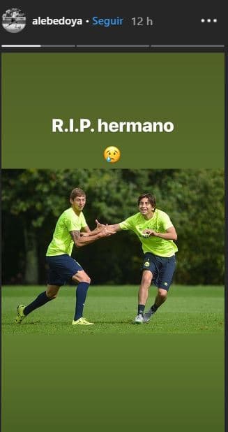 Así se despidió el colombiano, internacional con Estados Unidos, de su amigo y compañero.