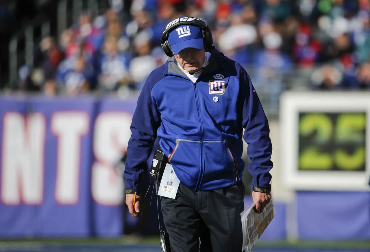 Tom Coughlin decidió hacerse a un lado como entrenador en jefe de los New York Giants