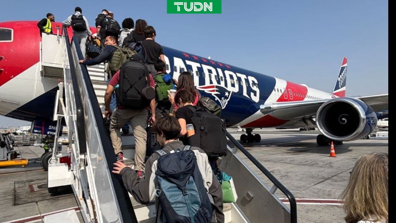 Avión de los New England Patriots de la NFL ayuda a evacuación en Medio Oriente