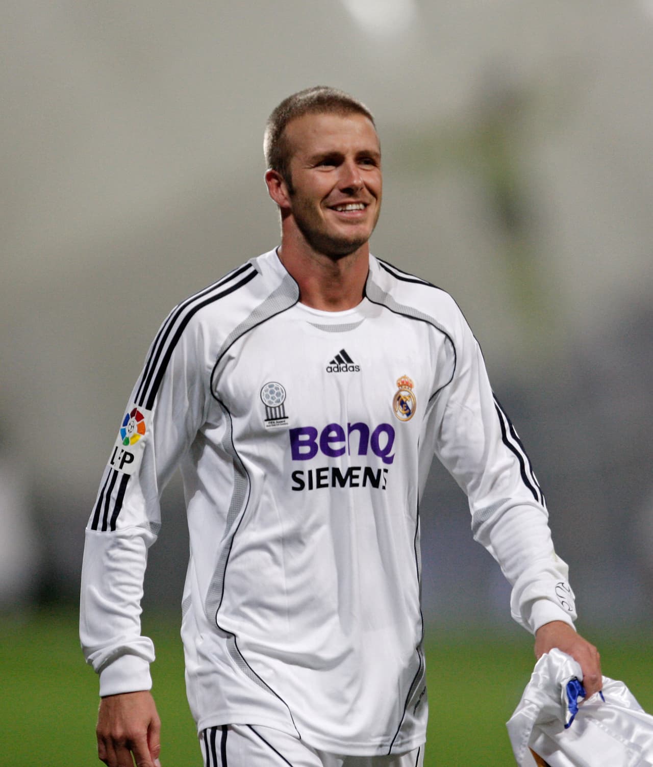 David Beckham también estuvo con otras estrellas de Real Madrid como Zinedine Zidane, Ronaldo y Roberto Carlos en la película 'Goal 2', en el sueño del futbolista Santiago Muniz.