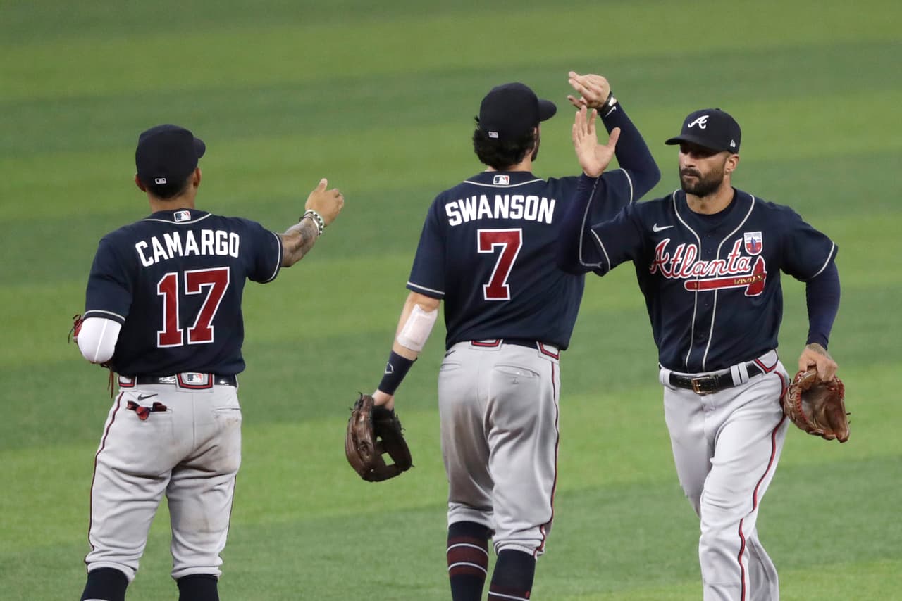 Los Atlanta Braves lideran la división del este en la Nacional con un marcador 14-11.