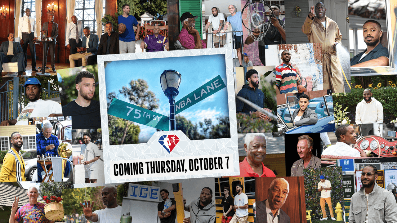 Formará partee de la campaña insignia "NBA 75".