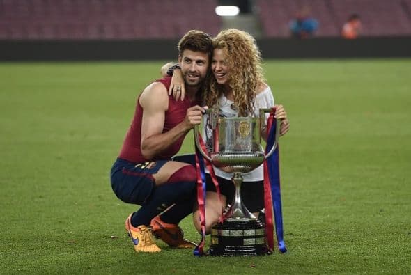Pero cuando todo acabó Piqué y Shakira tuvieron su celebración particular.