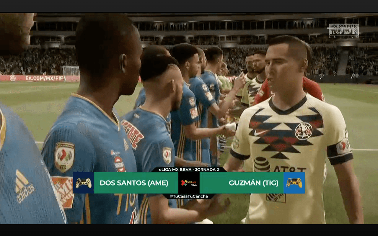 Nahuel Guzmán perdío 3-2 ante el América de Gio dos Santos que suma los primeros tres puntos en el torneo virtual de la eLiga MX.
