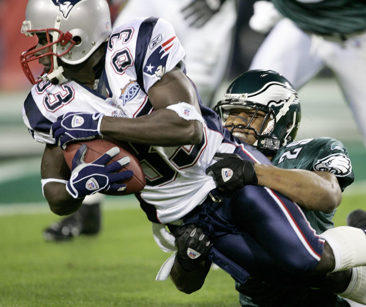 SUPER BOWL XXXIX: Deion Branch New England Patriots.