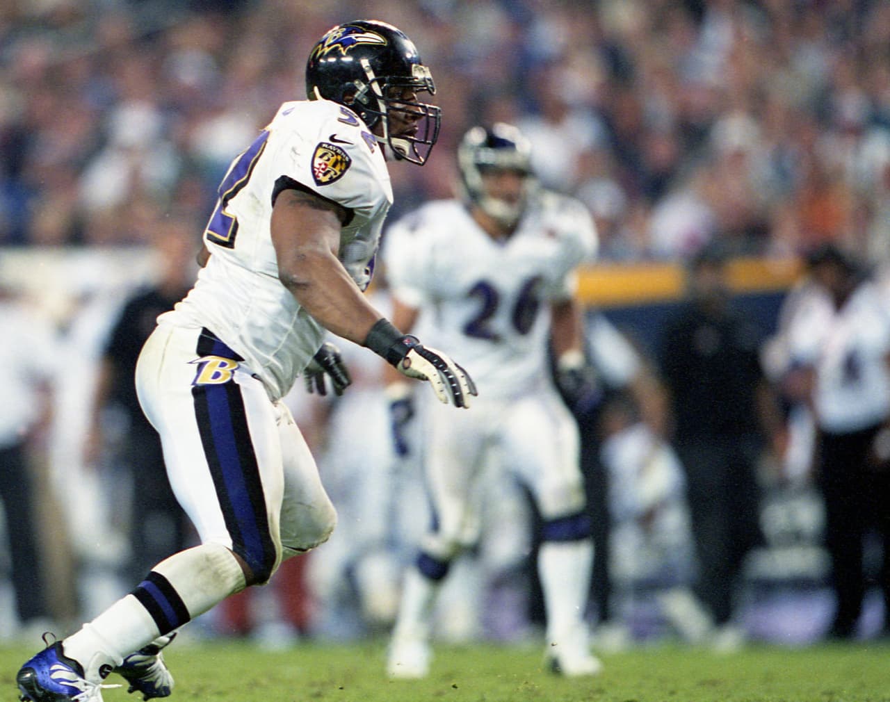 SUPER BOWL XXXV: Ray Lewis Baltimore Ravens.