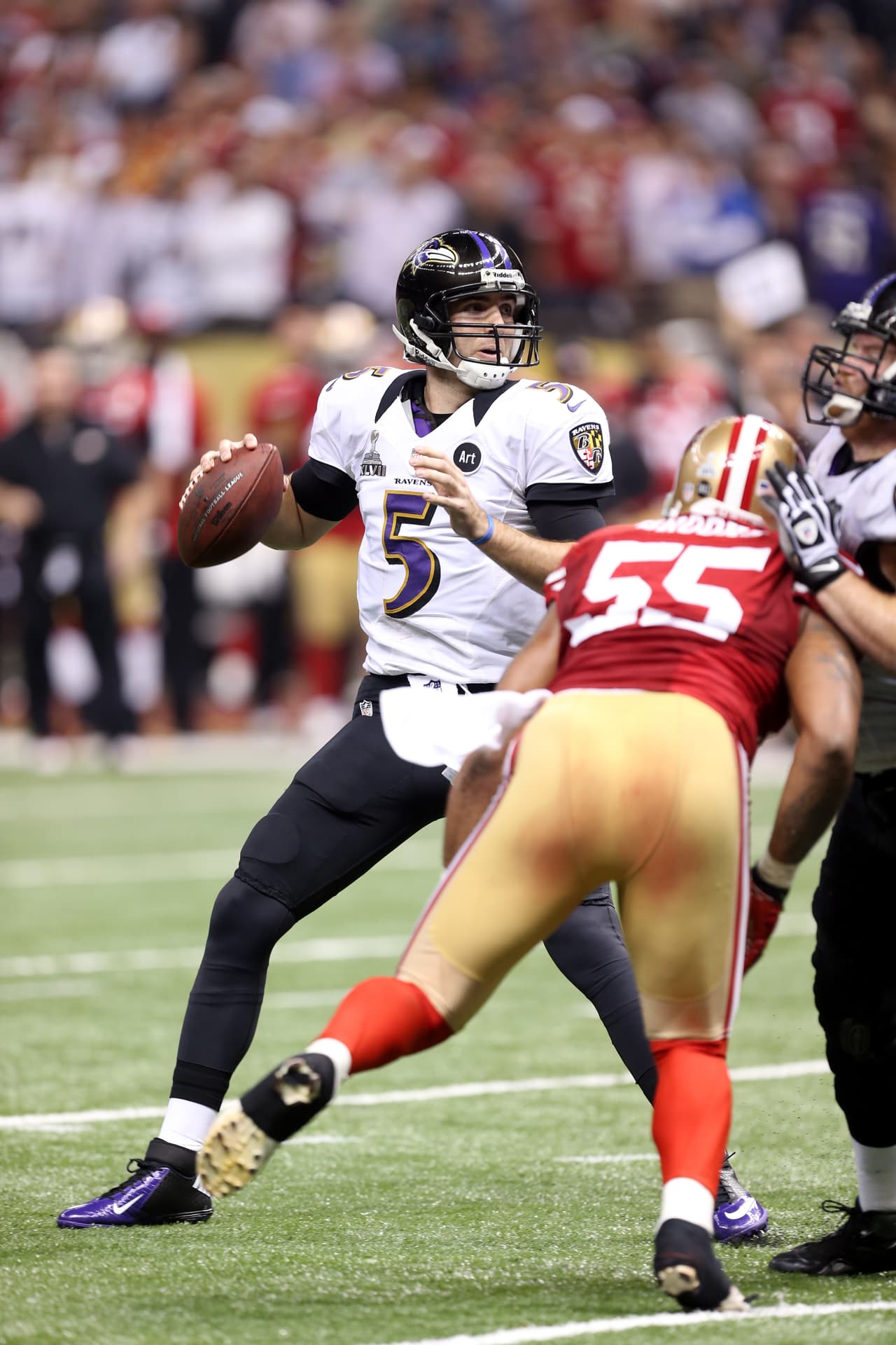 SUPER BOWL XLVII: Joe Flacco Baltimore Ravens.