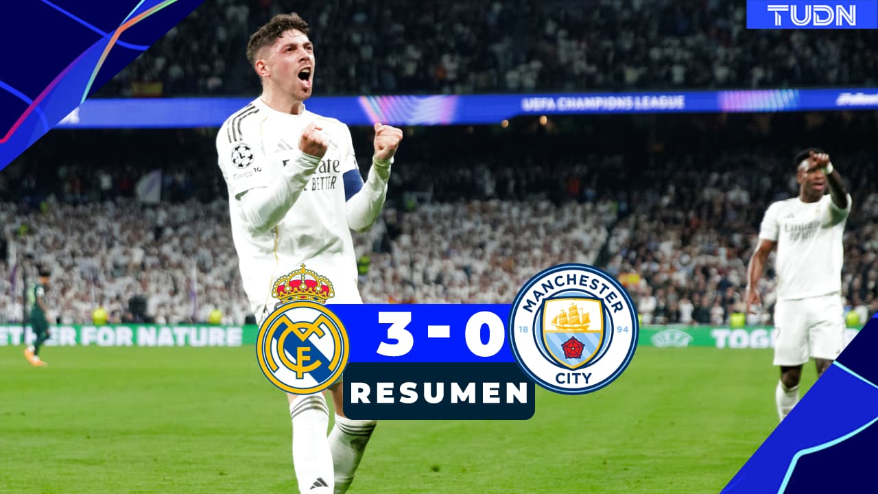 Histórico hat-trick de Fede Valverde pone en ventaja al Madrid ante City