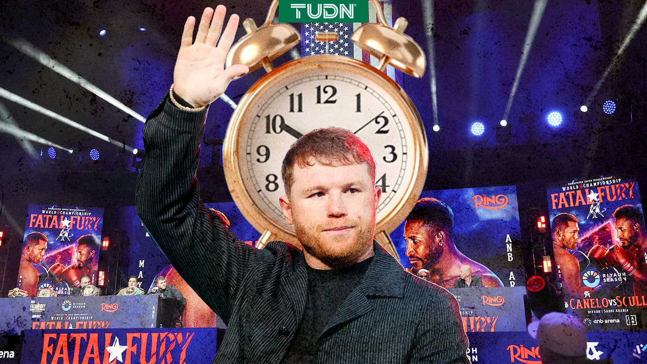 A esta hora Canelo despetará y dormirá para adaptarse en Arabia Saudita