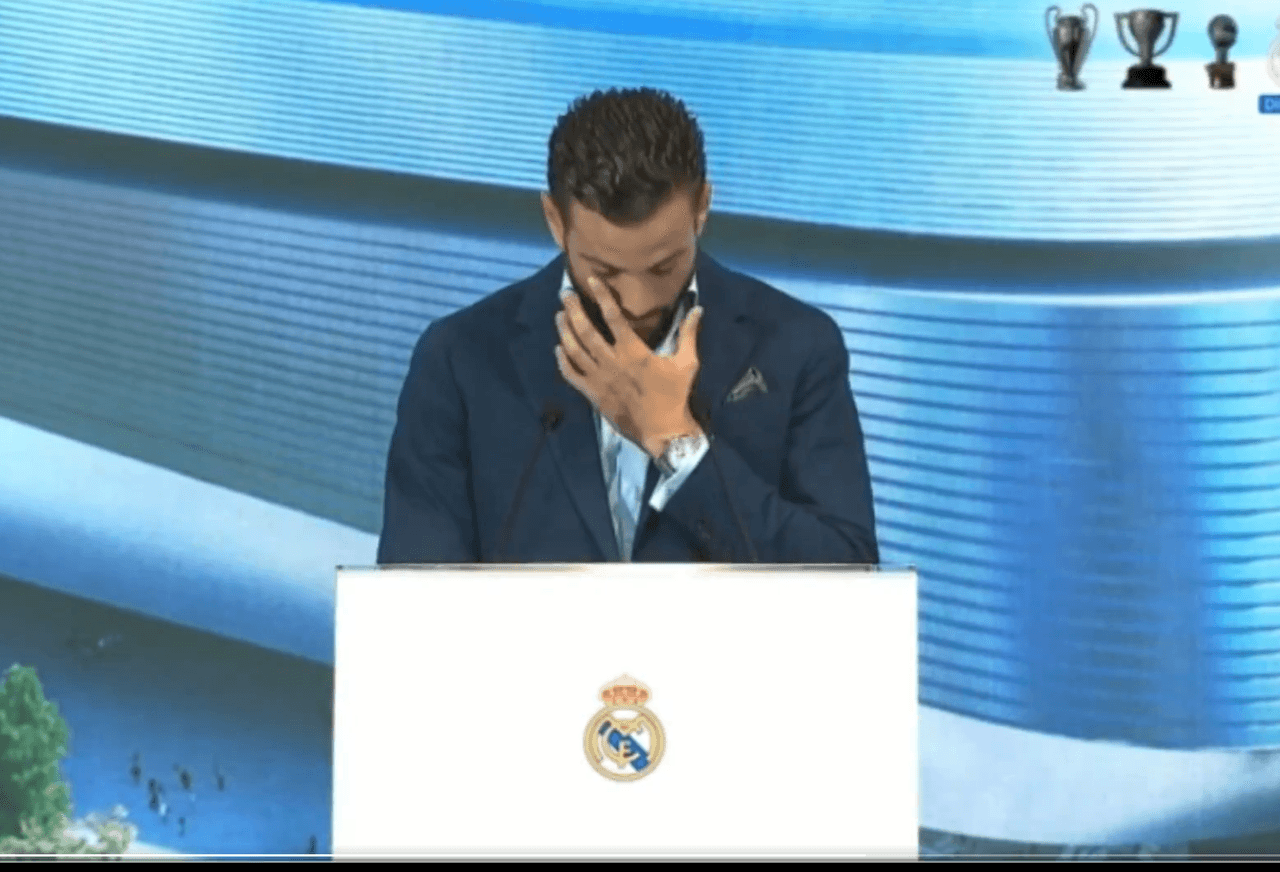 Nacho, entre lágrimas, se despide oficialmente del Real Madrid 