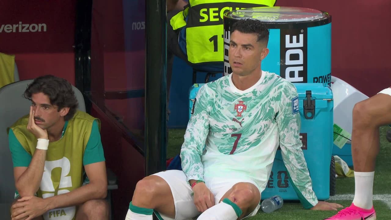 Cristiano Ronaldo sale de cambio y su cara se hace viral en segundos