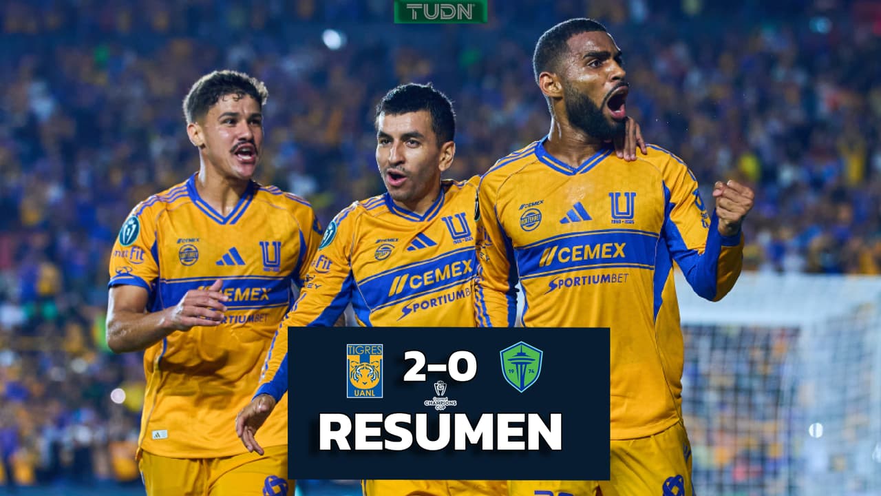 Tigres vs. Seattle Sounders EN VIVO Cuartos de Final: goles, resumen y resultado de Concacaf Champions Cup