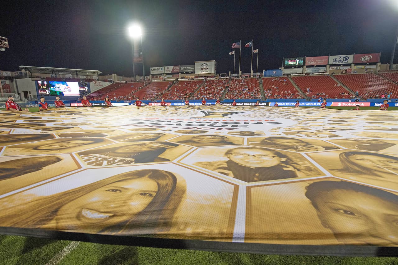 El partido que se disputó en el Toyota Stadium de Frisco (Texas) registró una escasa asistencia de aficionados.