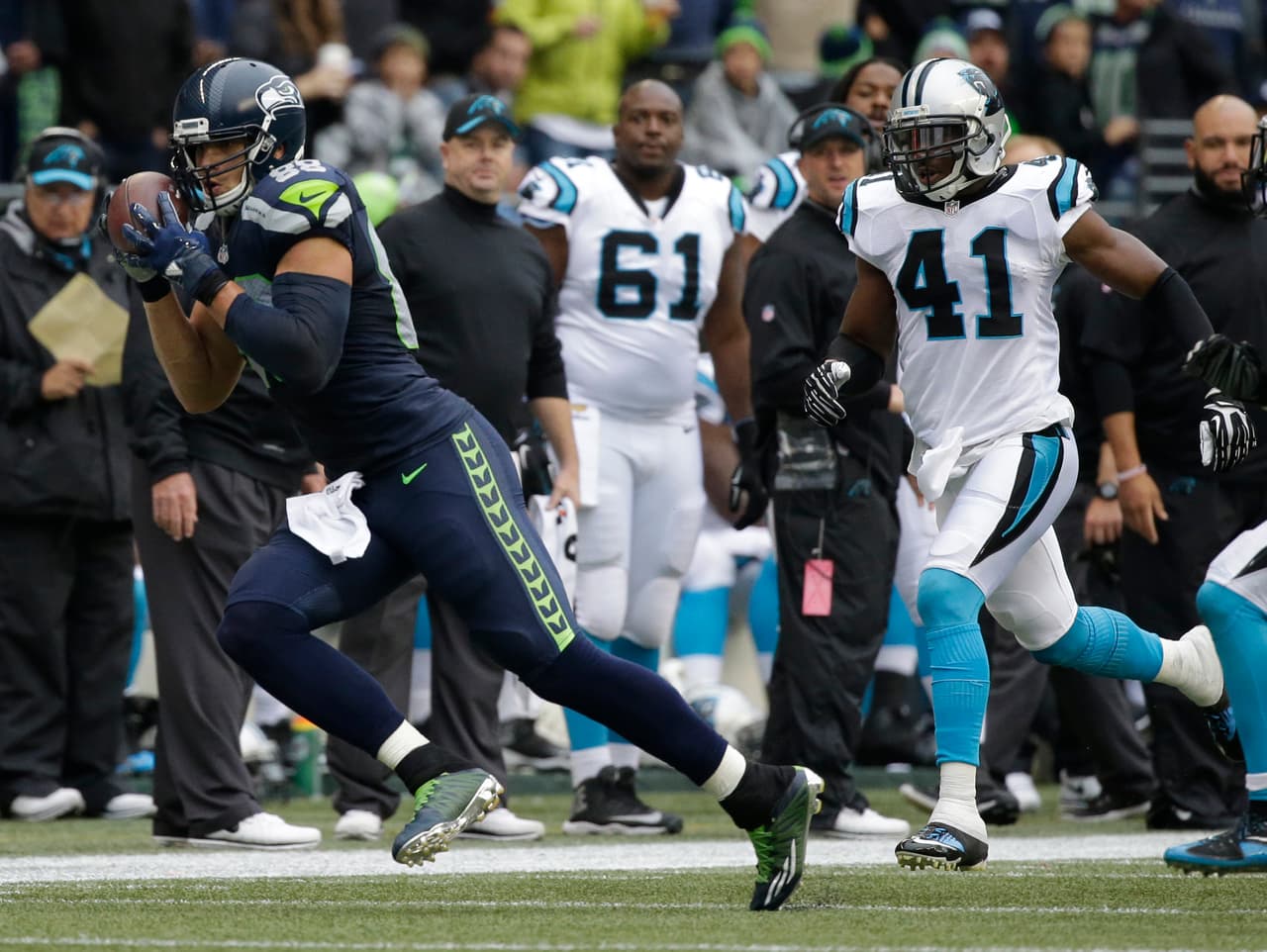 Los Carolina Panthers dieron una gran sorpresa en la semana 6 al vencer a los Seahawks en Seattle por marcador de 27-23 y estas son las mejores imágenes del encuentro.