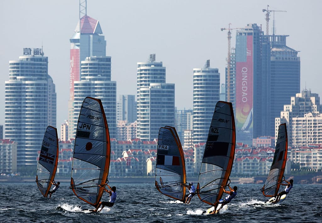 Veleros en Beijing 2008.