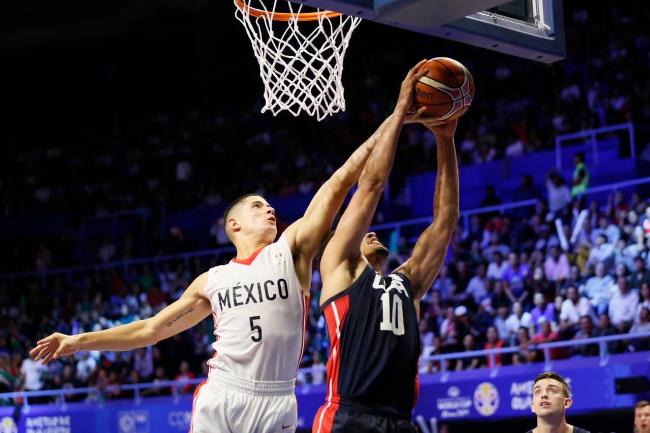 Ciudad de México, 27 de febrero de 2018. , durante el partido de la primera fase de las eliminatorias de FIBA, rumbo a la Copa Mundial China 2019, entre las selecciones de basquetbol de México y Estados Unidos, realizado en el gimnasio Juan de la Barrera. Foto: Imago7/FIBA/Álvaro Paulin.