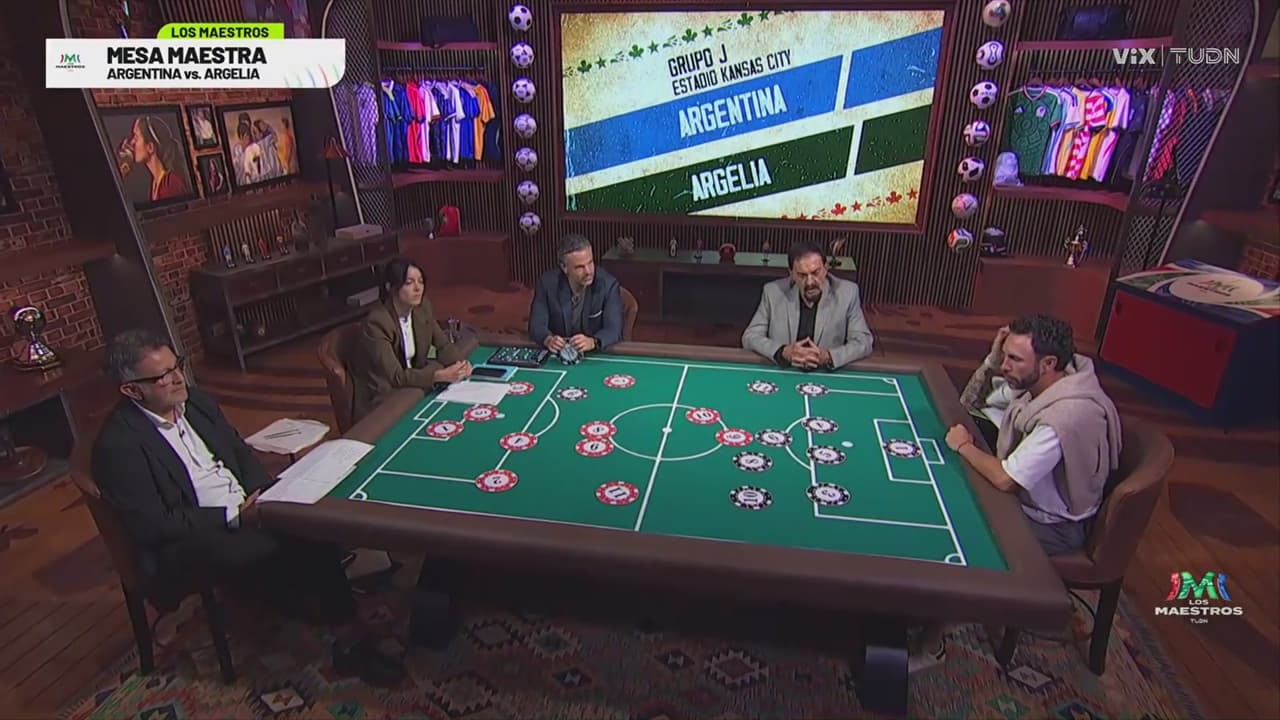 Los Maestros | La posible alineación de Argentina ante Argelia