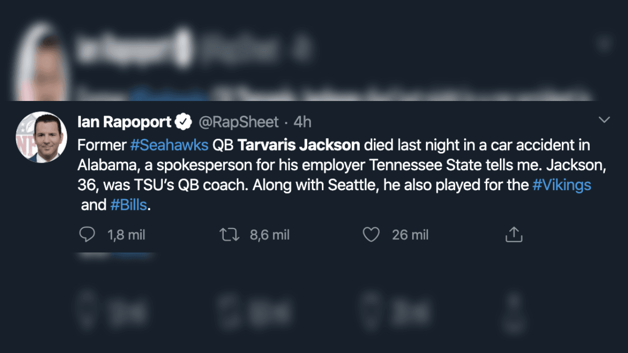 El mundo del futbol americano comprendido por la NFL, equipos de la NFL, coaches y compañeros, dan el último adiós al exquarterback.