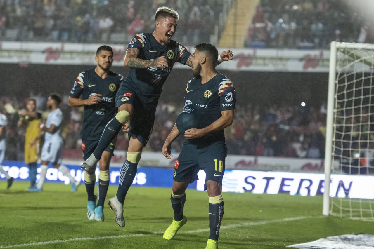 Con triplete de Henry Martin y goles de Nico Castillo y Bruno Valdez, el américa golea 05- en su visita al Veracruz.