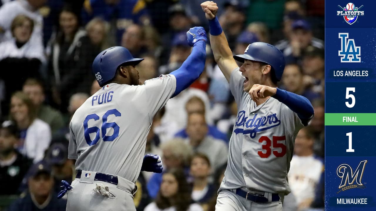 ¡Dodgers a la Serie Mundial! Yasiel Puig somete a los Brewers con gran batazo
