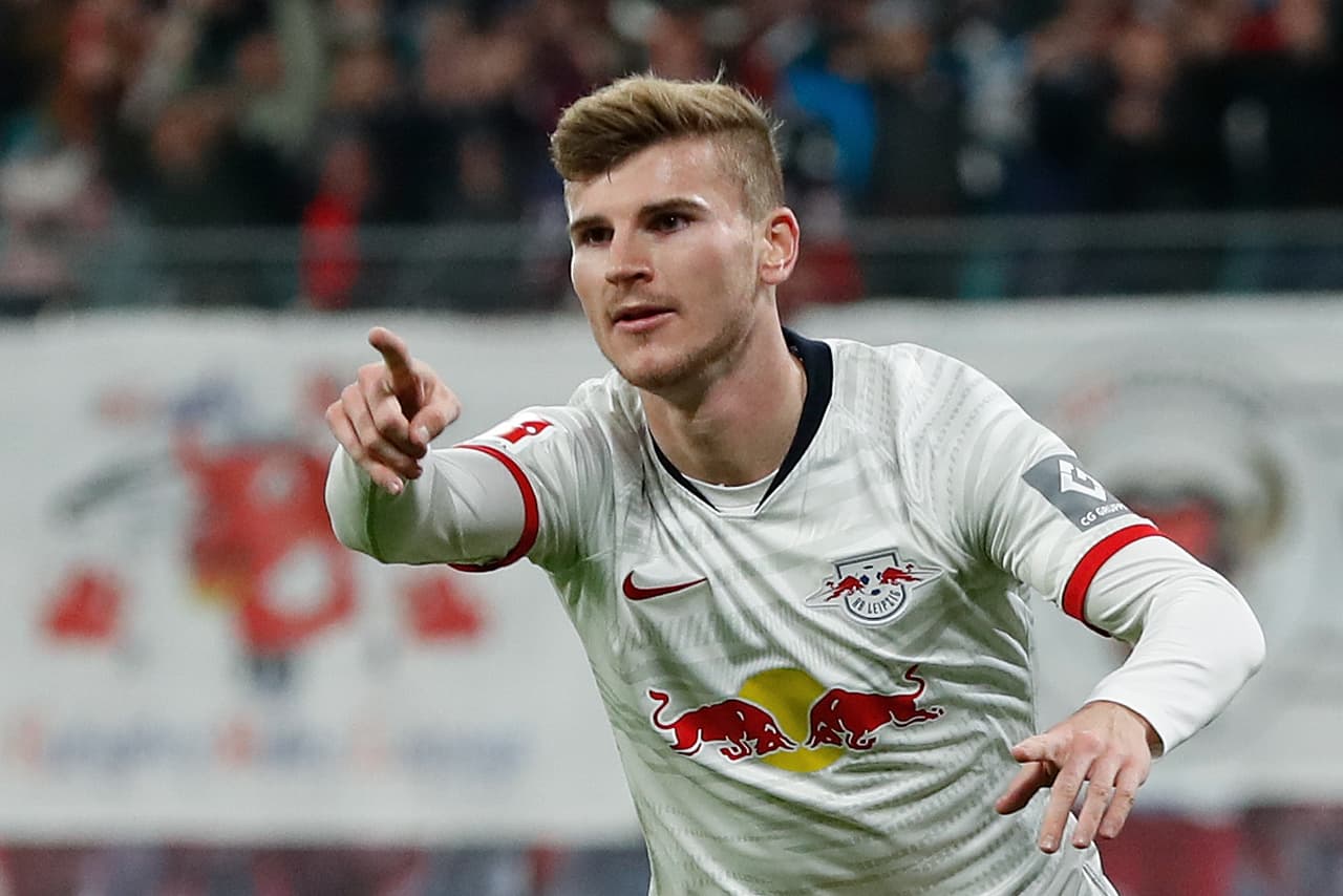 7 Werner – RB Leipzig | El delantero alemán ha marcado 21 goles en 25 partidos. Promedia 0.84 goles por partido en la Bundesliga.