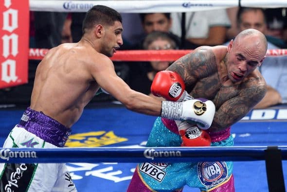 Al final y sin ningún problema, Amir Khan se llevó el triunfo por decisión unánime.