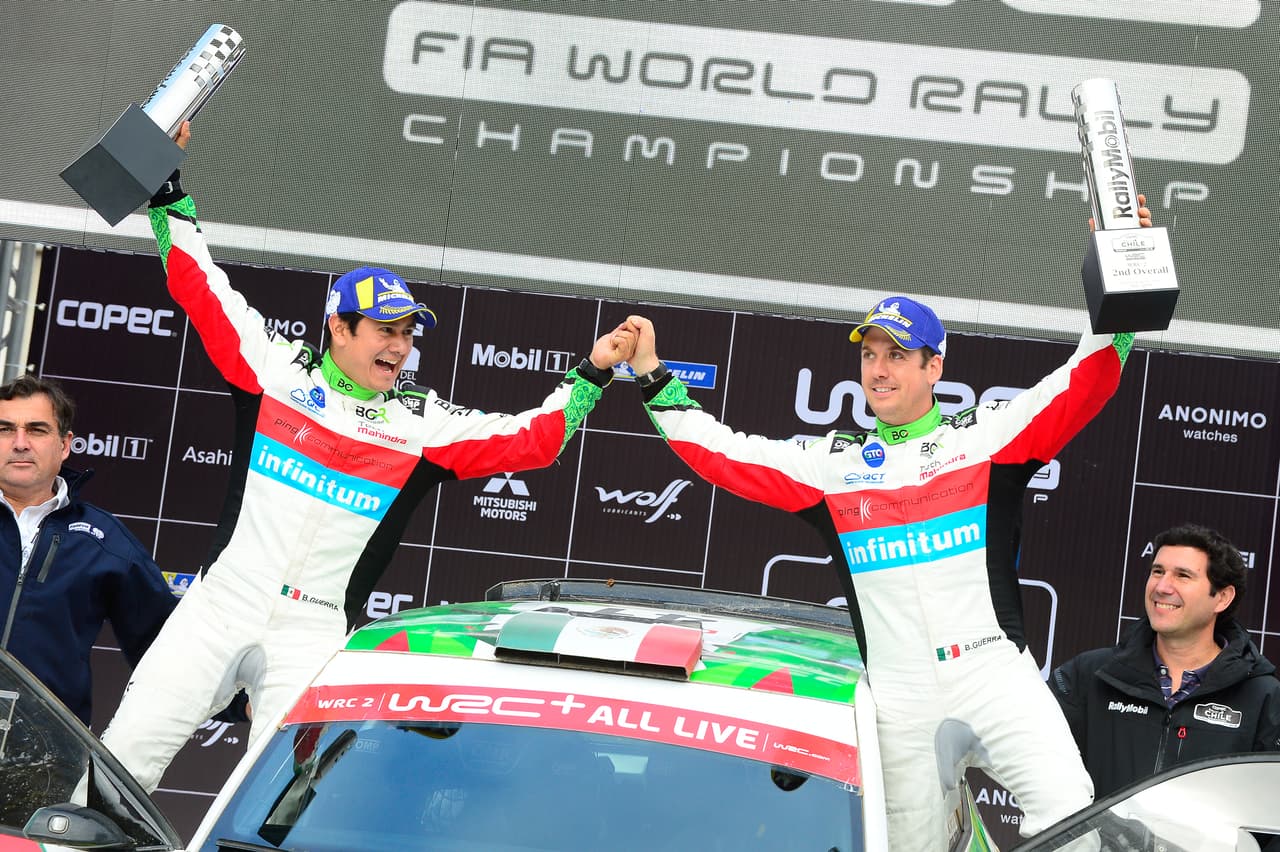 El piloto mexicano busca refrendar título de campeón mundial de rallies en la WRC2. En 2019, Guerra fue tercero en el campeonato del WRC2, sumó tres podios y un triunfo; obtuvo el título de Campeón de Campeones de Race Of Champions.