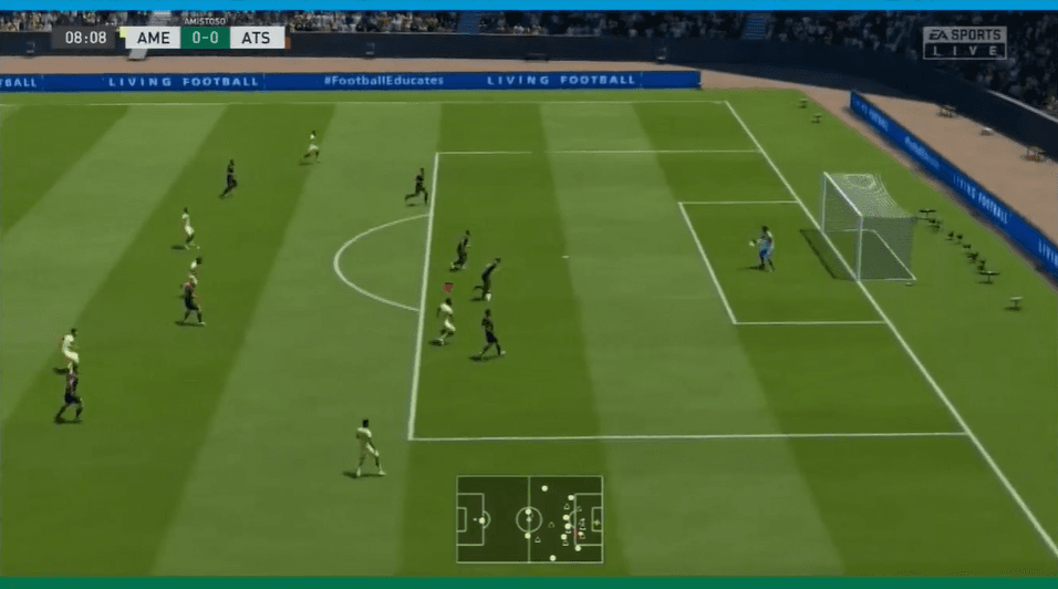 El América, a manos de Cáceres, vence por dos goles a el Atlas comandado por Acosta. Esta es la tercera victoria consecutiva de las Águilas en la eLiga MX.