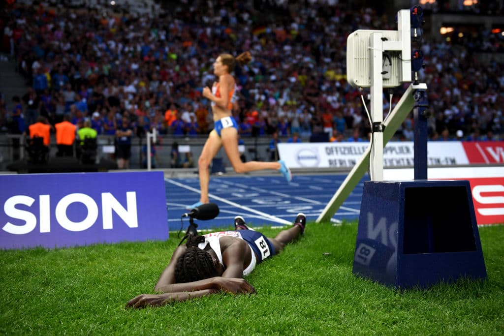 Salpeter se quedó sin medallas en los 5,000 metros de los Campeonatos Europeos de Atletismo en Berlín, Alemania.