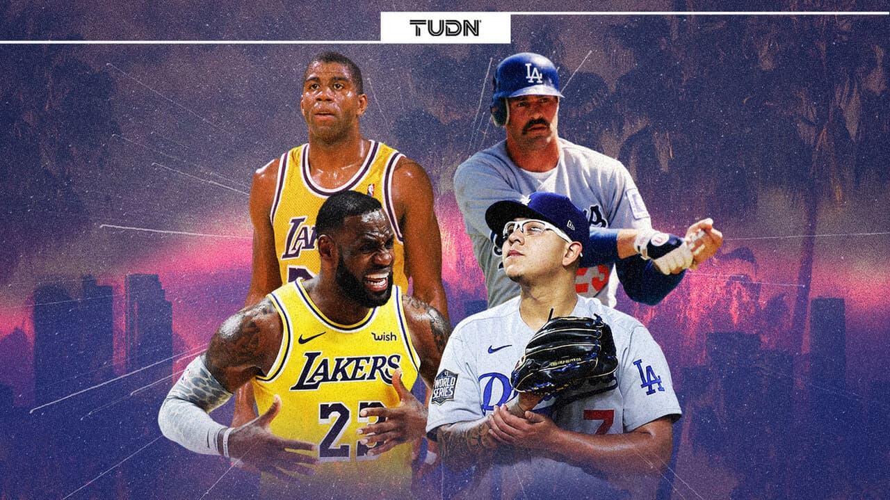 Dodgers y Lakers son campeones en un mismo año por segunda vez en la historia