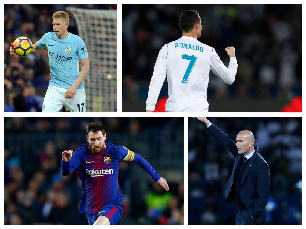 La IFFHS (Federación Internacional de Fútbol, Historia y Estadística) publicó este once ideal del 2017 basado en la votación de 91 expertos de varios países.