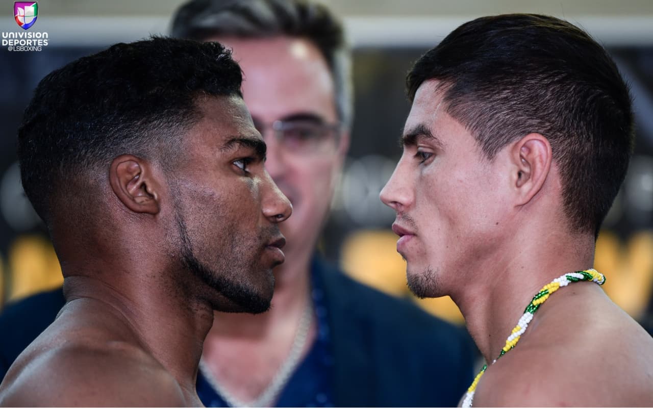 Yuriorkis 'El Ciclón de Guantánamo' Gamboa se pasó el límite de las 135 libras por cuatro onzas de cara a su pelea ante el mexicano Miguel 'Barreterito' Beltrán.