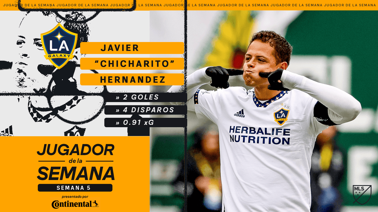 Vive su gran momento: 'Chicharito', elegido Jugador de la Semana 5
