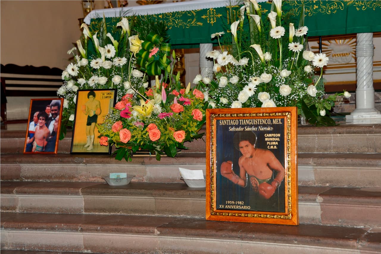 Aniversario luctuoso de Salvador Sánchez (Foto: Alma Montiel).