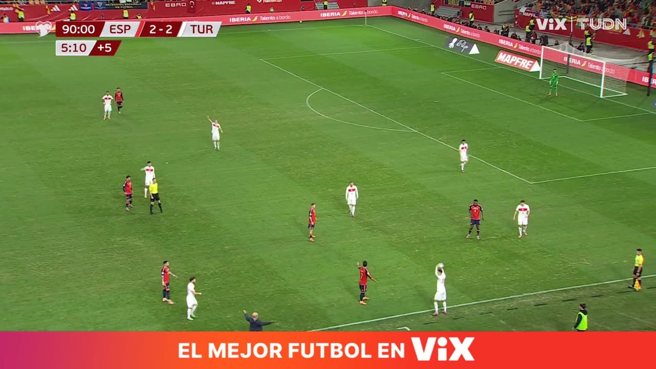 ¡Gol anulado a España! Fermín estaba en posición adelantada