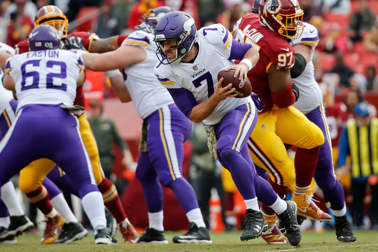 Vikings exhiben a Redskins y llegan a cinco triunfos consecutivos
