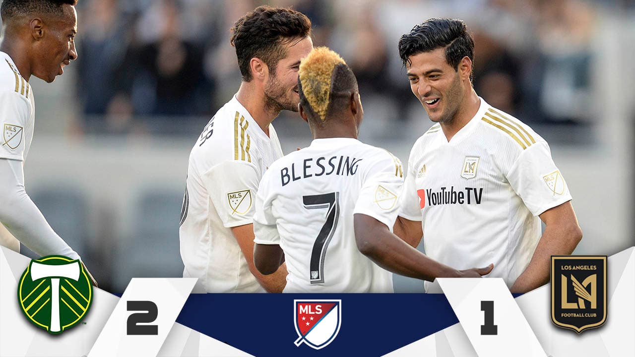 Golazo de Carlos Vela no fue suficiente para LAFC que cayó ante Portland con el riflazo de Armenteros