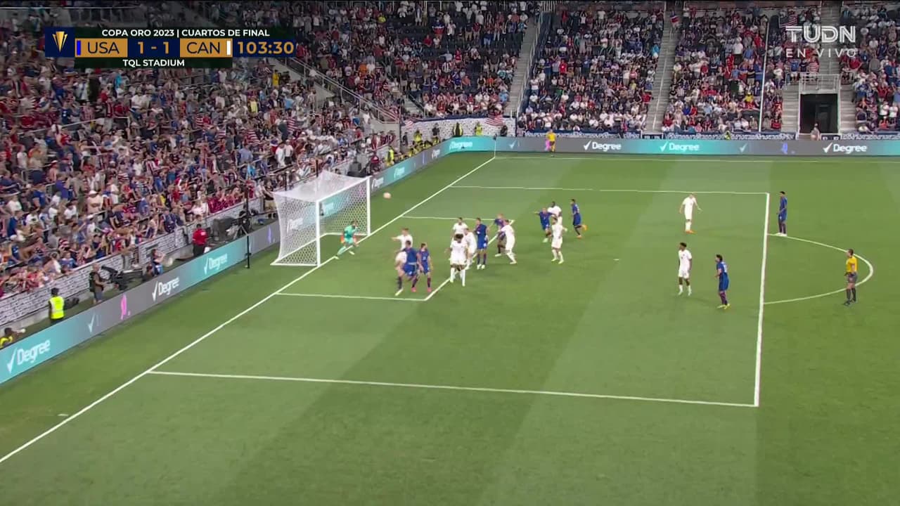 ¡TIRO ATAJADO! disparo por Matt Miazga.