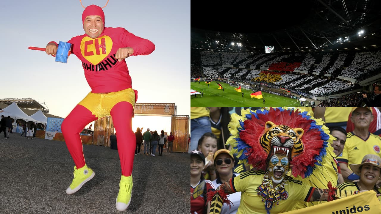 Los estadios del mundo recibieron a fanáticos del fútbol entusiasmados con los espectáculos en la cancha, aunque ellos terminaron siendo los protagonistas con su alegría.