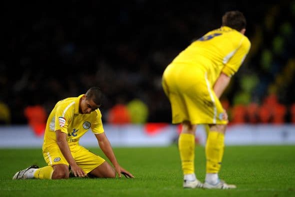 Decepción para el Leicester que soñó con avanzar.