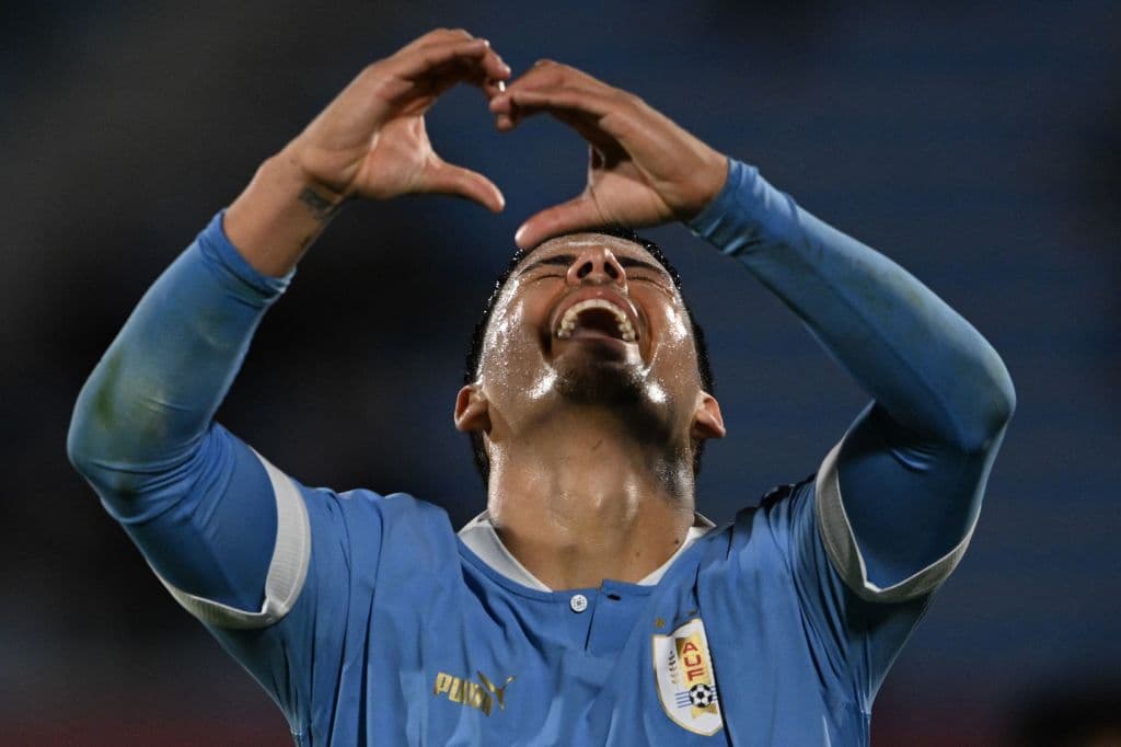 Maximiliano Araújo, jugador del Toluca, hizo uno de los dos goles con los que Uruguay venció a Cuba.