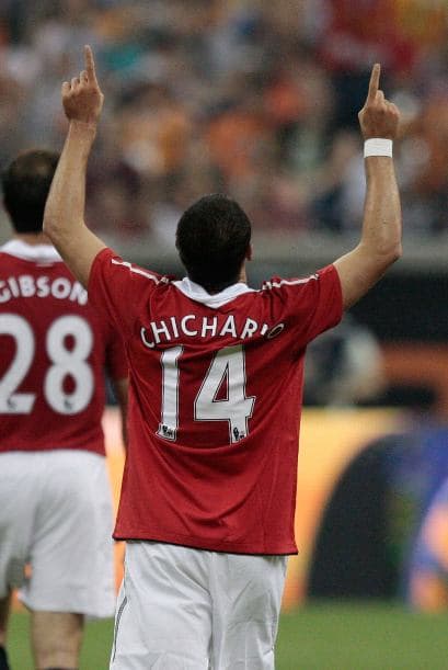 Y qué podemos decir de Javier "Chicharito" Hernández, el delantero mexicano se lució con el Manchester United.