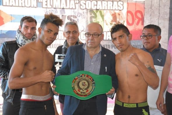 Hairon Socarrás y Jesús Galicia en peso para pelear por el título latino súper gallo