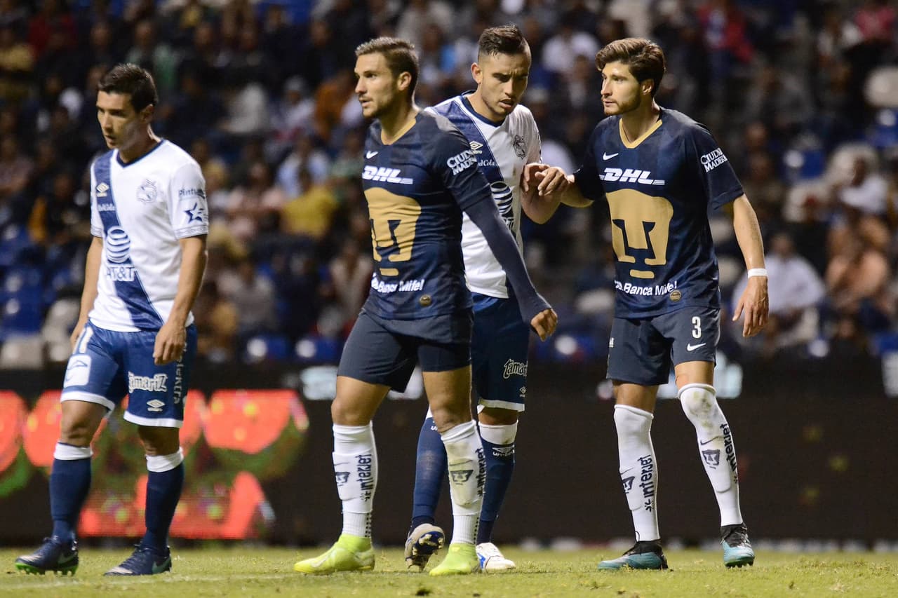El Puebla se adelantó al minuto 60 con gol de Jorge Zarate, Pumas logró el tanto del empate al minuto 85 tras un gran disparo de Juan Iturbe.